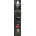 QOU115 - Square D - 15 Amp Circuit Breaker Bolt-On - 15 Amp - 1 Pole - 120 Volt