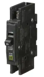 QOU120 - Square D - 20 Amp Circuit Breaker Bolt-On - 20 Amp - 1 Pole - 120 Volt - Image 2