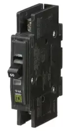 QOU160 - Square D - 60 Amp Circuit Breaker Bolt-On - 60 Amp - 1 Pole - 120 Volt - Image 2
