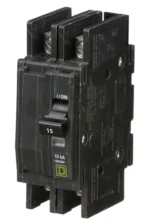 QOU215 - Square D - 15 Amp Circuit Breaker Bolt-On - 15 Amp - 2 Pole - 240 Volt - Image 2