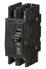 QOU220 - Square D - 20 Amp Circuit Breaker Bolt-On - 20 Amp - 2 Pole - 240 Volt - Image 2