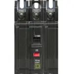 QOU325 - Square D - 25 Amp Circuit Breaker Bolt-On - 25 Amp - 3 Pole - 240 Volt