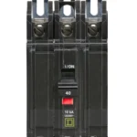 QOU340 - Square D - 40 Amp Circuit Breaker Bolt-On - 40 Amp - 3 Pole - 240 Volt