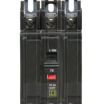 QOU370 - Square D - 70 Amp Circuit Breaker Bolt-On - 70 Amp - 3 Pole - 240 Volt