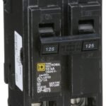 HOM2125 - Square D Homeline - Circuit Breaker Plug-In - 125 Amp - 2 Pole - 240 Volt