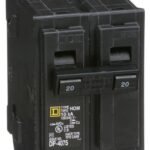 HOM220 - Square D Homeline - Circuit Breaker Plug-In - 20 Amp - 2 Pole - 240 Volt