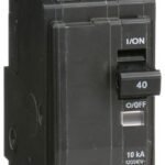 QOB240 - Square D - 40 Amp Circuit Breaker Bolt-On - 40 Amp - 2 Pole - 240 Volt