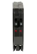 QO1515 - Square D - 15/15 Amp Tandem Circuit Breaker Plug-In - 15/15 Amp - 1 Pole - 120 Volt