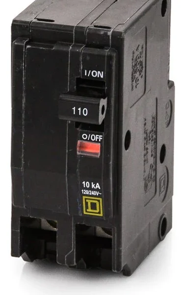 QO2110VH - Square D - 110 Amp Molded Case Circuit Breaker Plug-In - 110 Amp - 2 Pole - 240 Volt