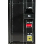 QO280 - Square D - 80 Amp Circuit Breaker Plug-In - 80 Amp - 2 Pole - 240 Volt