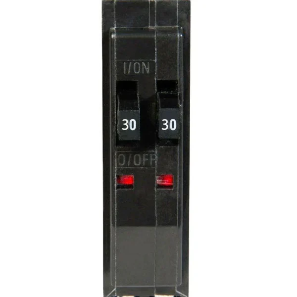 QO3030 - Square D - 30/30 Amp Tandem Circuit Breaker Plug-In - 30/30 Amp - 1 Pole - 120 Volt