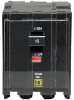 QO315 - Square D - 15 Amp Circuit Breaker Plug-In - 15 Amp - 3 Pole - 240 Volt