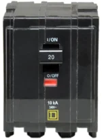 QO320 - Square D - 20 Amp Circuit Breaker Plug-In - 20 Amp - 3 Pole - 240 Volt