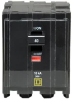 QO340 - Square D - 40 Amp Circuit Breaker Plug-In - 40 Amp - 3 Pole - 240 Volt