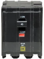 QO345 - Square D - 45 Amp Circuit Breaker Plug-In - 45 Amp - 3 Pole - 240 Volt