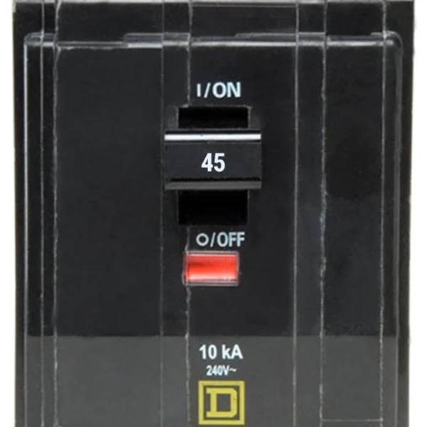 QO345 - Square D - 45 Amp Circuit Breaker Plug-In - 45 Amp - 3 Pole - 240 Volt