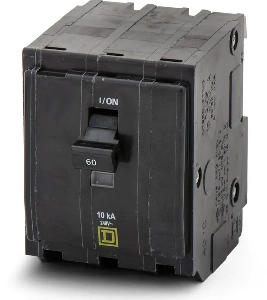 QO360VH - Square D - 60 Amp Molded Case Circuit Breaker Plug-In - 60 Amp - 3 Pole - 240 Volt