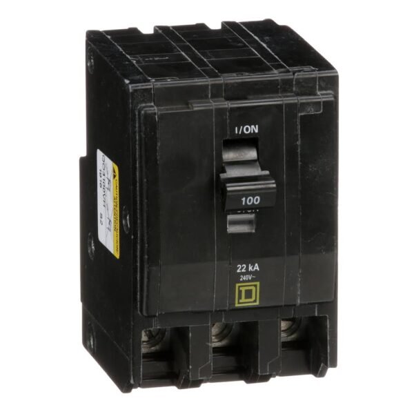 QO3100VH - Square D - 100 Amp Molded Case Circuit Breaker Plug-In - 100 Amp - 3 Pole - 240 Volt
